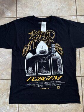 Bad Omens Finding God Before God Finds Me Tracklist T-Shirt LARGE New